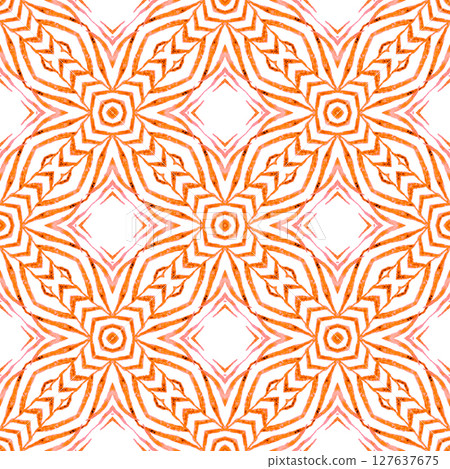Organic tile. Orange breathtaking boho chic Organic tile. Orange breathtaking boho chic 127637675
