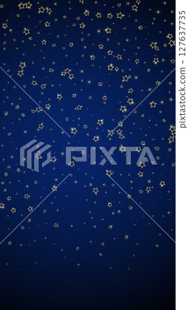 Gold sparkling star confetti. Gold sparkling star confetti. 127637735