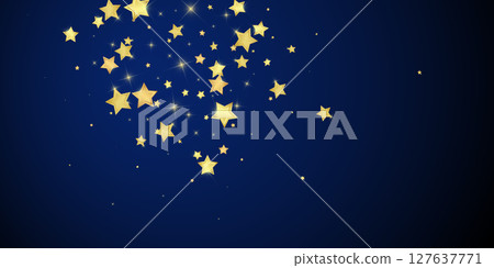 Magic stars vector overlay.  Gold stars scattered 127637771