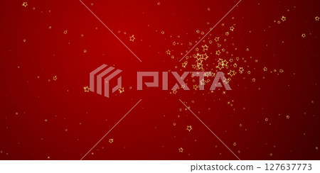 Twinkle stars scattered around randomly, flying, 127637773