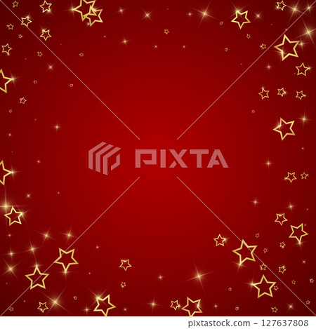 Christmas spirit. Scattered falling stars. Christmas spirit. Scattered falling stars. 127637808