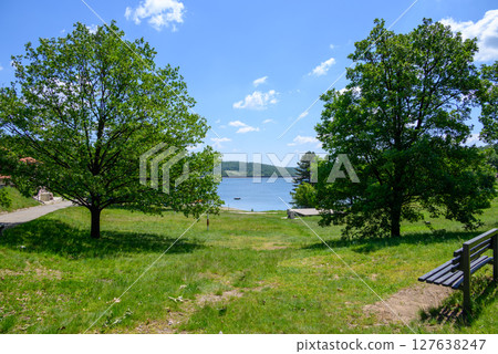 Bor Lake (Borsko jezero), an artificial lake in Eastern Serbia near the city of Bor 127638247