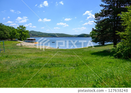 Bor Lake (Borsko jezero), an artificial lake in Eastern Serbia near the city of Bor 127638248