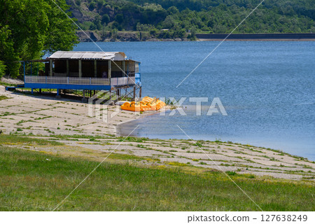 Bor Lake (Borsko jezero), an artificial lake in Eastern Serbia near the city of Bor 127638249
