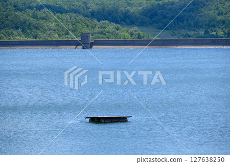 Bor Lake (Borsko jezero), an artificial lake in Eastern Serbia near the city of Bor 127638250