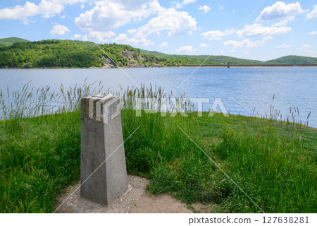 Bor Lake (Borsko jezero), an artificial lake in Eastern Serbia near the city of Bor Bor Lake (Borsko jezero), an artificial lake in Eastern Serbia near the city of Bor 127638281