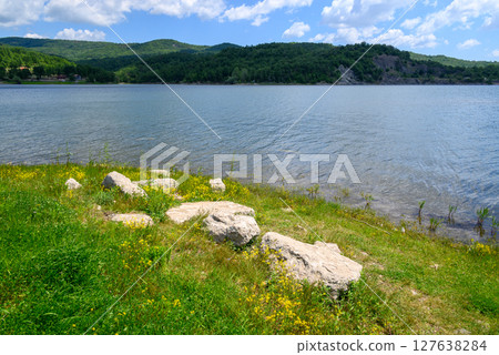 Bor Lake (Borsko jezero), an artificial lake in Eastern Serbia near the city of Bor 127638284
