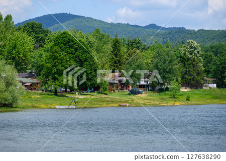Bor Lake (Borsko jezero), an artificial lake in Eastern Serbia near the city of Bor 127638290