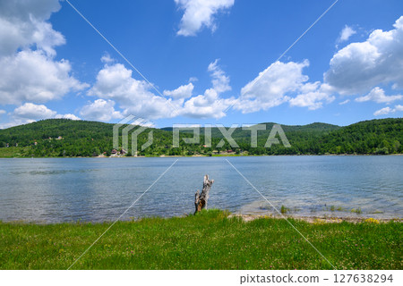 Bor Lake (Borsko jezero), an artificial lake in Eastern Serbia near the city of Bor 127638294
