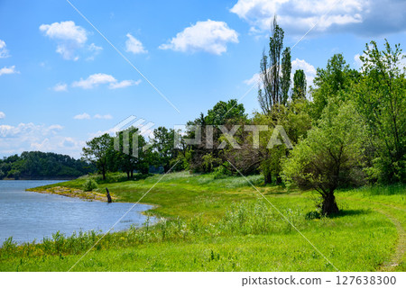 Bor Lake (Borsko jezero), an artificial lake in Eastern Serbia near the city of Bor 127638300