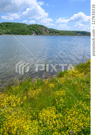 Bor Lake (Borsko jezero), an artificial lake in Eastern Serbia near the city of Bor Bor Lake (Borsko jezero), an artificial lake in Eastern Serbia near the city of Bor 127638316