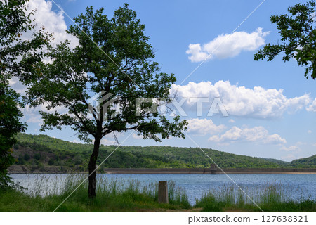 Bor Lake (Borsko jezero), an artificial lake in Eastern Serbia near the city of Bor 127638321