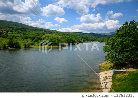 Bor Lake (Borsko jezero), an artificial lake in Eastern Serbia near the city of Bor 127638333