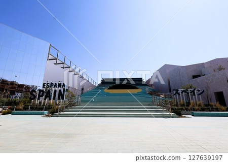 Spain Pavilion at the Osaka Kansai Expo 127639197