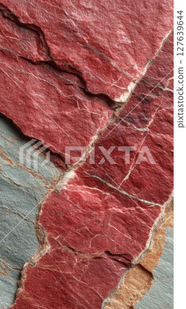 Rosso Levanto marble texture close-up background with natural red stone patterns and cracked surface Rosso Levanto marble texture close-up background with natural red stone patterns and cracked surface 127639644