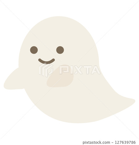 簡單可愛的鬼插畫 簡單可愛的鬼插畫 127639786