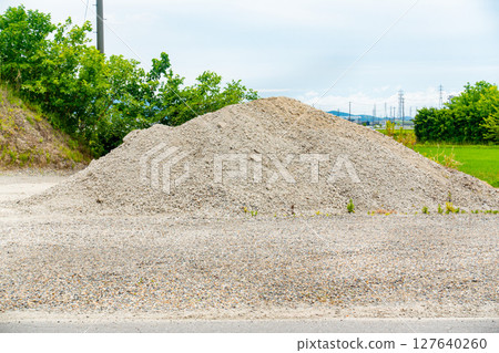 A photo of an outdoor sand dune. A photo of an outdoor sand dune. 127640260
