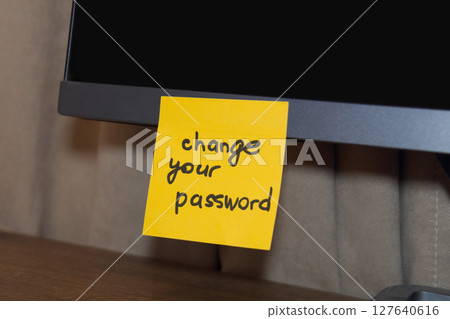 Important reminder to change password on computer Important reminder to change password on computer 127640616