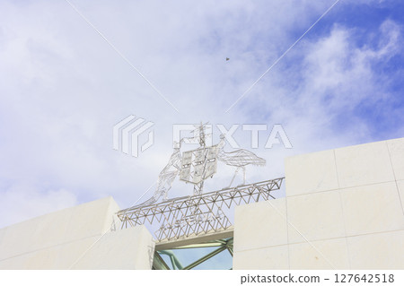 位於澳洲首都坎培拉的澳洲國會大廈 127642518