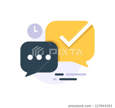 question, request or message has been successfully sent, please wait we will reply soon concept question, request or message has been successfully sent, please wait we will reply soon concept 127643263