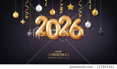 Happy new year 2026. 127643562