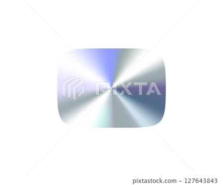 Glossy Chrome Gradient Rectangle Shape Sale Tag, Premium Label, Discount Badge or Original Product Sticker. Modern Iridescent Holographic Emblem for Branding and Packaging Design. Vector Illustration Glossy Chrome Gradient Rectangle Shape Sale Tag, Premium Label, Discount Badge or Original Product Sticker. Modern Iridescent Holographic Emblem for Branding and Packaging Design. Vector Illustration 127643843