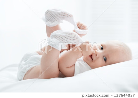 Portrait of a baby 127644057