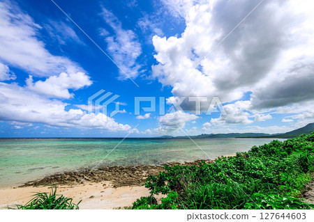 石垣島阿羅阿羅海灘清澈碧綠 127644603