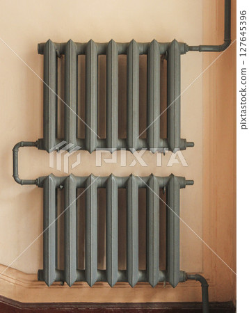 Cast iron heating radiators 127645396