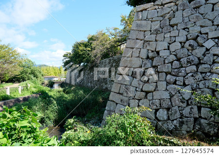 Shiga Prefecture, Hikone City, Stone wall 7 near the north side of Hikone Castle, September 2024 Shiga Prefecture, Hikone City, Stone wall 7 near the north side of Hikone Castle, September 2024 127645574