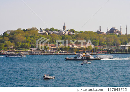 Topkapi Palace before Marmara sea, Istanbul, Turkey Topkapi Palace before Marmara sea, Istanbul, Turkey 127645735