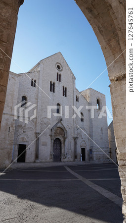 Basilica of Saint Nicolas or Basilica San Nicola de Bari At Bari Apulia Puglia Italy Basilica of Saint Nicolas or Basilica San Nicola de Bari At Bari Apulia Puglia Italy 127645761