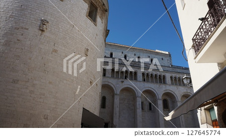 San Sabino cathedral at Bari on Italy at sunny day 127645774