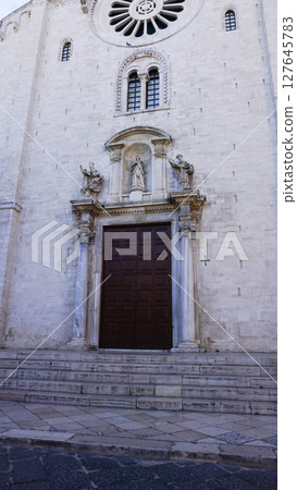 San Sabino cathedral at Bari on Italy at sunny day San Sabino cathedral at Bari on Italy at sunny day 127645783