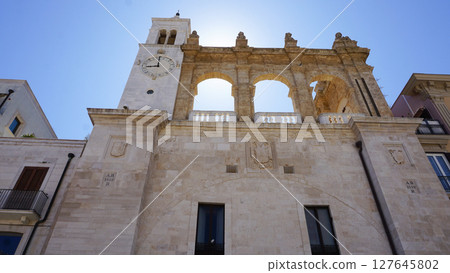 San Sabino cathedral at Bari on Italy at sunny day 127645802