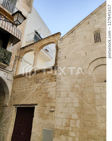 Basilica of Saint Nicolas or Basilica San Nicola de Bari At Bari Apulia Puglia Italy Basilica of Saint Nicolas or Basilica San Nicola de Bari At Bari Apulia Puglia Italy 127645817