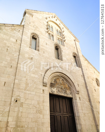 Basilica of Saint Nicolas or Basilica San Nicola de Bari At Bari Apulia Puglia Italy Basilica of Saint Nicolas or Basilica San Nicola de Bari At Bari Apulia Puglia Italy 127645818