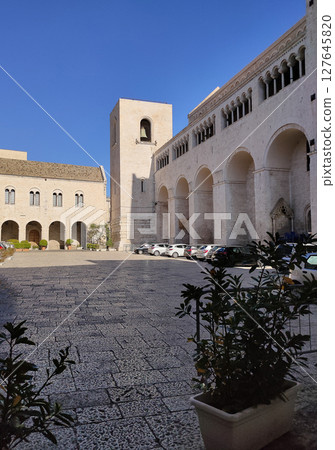Basilica of Saint Nicolas or Basilica San Nicola de Bari At Bari Apulia Puglia Italy Basilica of Saint Nicolas or Basilica San Nicola de Bari At Bari Apulia Puglia Italy 127645820