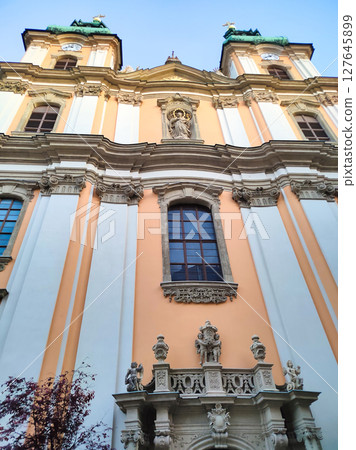 The Church of St Mary the Virgin, known as the University Church, is a Catholic Church in Budapest, Hungary 127645899