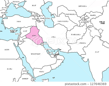 Middle East Map Middle East War Middle East Iraq Middle East Map Middle East War Middle East Iraq 127646369