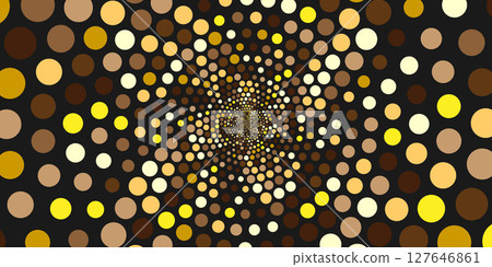 Abstract golden dots background.Festive pattern.Template for design and lettering.Vector illustration. Abstract golden dots background.Festive pattern.Template for design and lettering.Vector illustration. 127646861