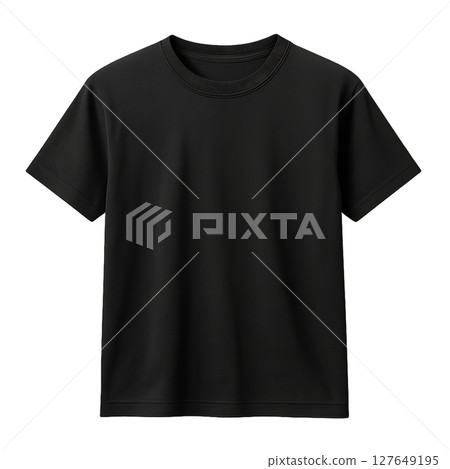 Classic Black Short Sleeve Shirt With Decorative Neckline for Versatile Styling Options Classic Black Short Sleeve Shirt With Decorative Neckline for Versatile Styling Options 127649195
