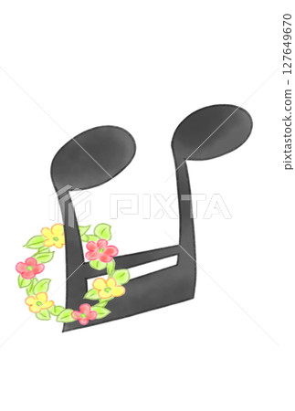 帶花環的音符 127649670