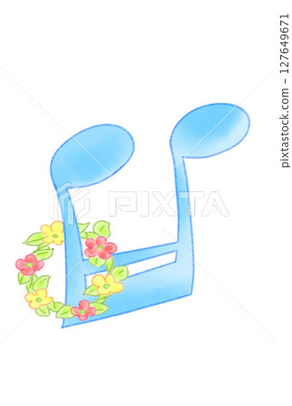 帶花環的音符 127649671