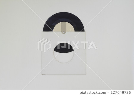 45rpm Vinyl Record with Sleeve. 45rpm Vinyl Record with Sleeve. 127649726