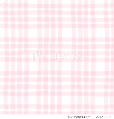 Pink Plaid Gingham Hand Drawn Background Pattern Overlay Pink Plaid Gingham Hand Drawn Background Pattern Overlay 127650298
