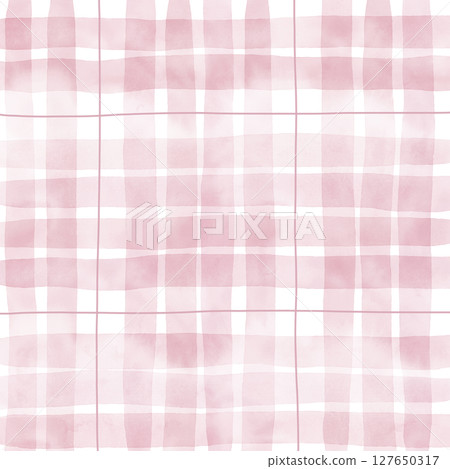Pink Plaid Gingham Hand Drawn Background Pattern Overlay Pink Plaid Gingham Hand Drawn Background Pattern Overlay 127650317
