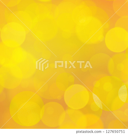 Yellow bokeh square background for Banner, Poster, ad, celebration, event and various design works 127650751