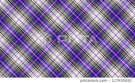 Traditional Scottish Tartan Fabric Purple Texture Traditional Scottish Tartan Fabric Purple Texture 127650892