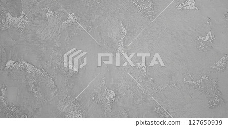 Concrete Wall Texture with Gray Tone on White Background for Construction 127650939